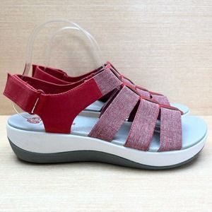 Clarks Arla Shaylie Casual Sandals In Red Women's US 9